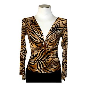 Allen By A.B.S. Petite Long Sleeve Top